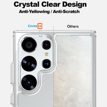 Load image into Gallery viewer, Samsung Galaxy S23 Ultra Clear Hybrid Slim Hard Back TPU Case Chrome Buttons