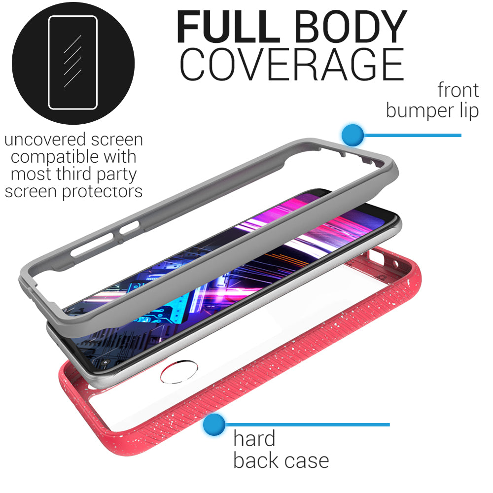 Motorola Moto G Fast Case Heavy Duty Shockproof Clear Phone