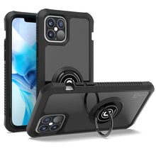 Load image into Gallery viewer, Apple iPhone 12 Pro Max Case - Clear Tinted Metal Ring Phone Cover - Dynamic Series