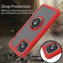 Load image into Gallery viewer, Apple iPhone 12 Pro Max Case - Clear Tinted Metal Ring Phone Cover - Dynamic Series