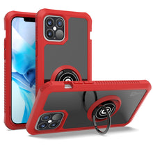 Load image into Gallery viewer, Apple iPhone 12 Pro Max Case - Clear Tinted Metal Ring Phone Cover - Dynamic Series