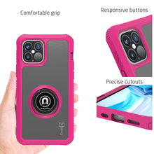 Load image into Gallery viewer, Apple iPhone 12 Pro Max Case - Clear Tinted Metal Ring Phone Cover - Dynamic Series