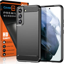 Load image into Gallery viewer, Copy of Samsung Galaxy S23+ Plus Case Slim TPU Phone Cover w/ Carbon Fiber