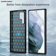 Load image into Gallery viewer, Samsung Galaxy S23 Ultra Case Slim TPU Phone Cover w/ Carbon Fiber