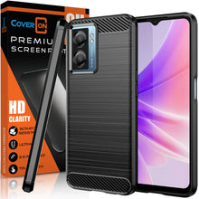 Load image into Gallery viewer, 1+ Oneplus Nord N300 5G Case Slim TPU Phone Cover w/ Carbon Fiber