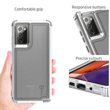 Load image into Gallery viewer, Samsung Galaxy Note 20 Clear Case - Full Body Tough Military Grade Shockproof Phone Cover