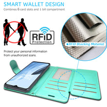 Load image into Gallery viewer, 1+ OnePlus Nord N300 5G Wallet Case RFID Blocking Leather Folio Phone Pouch