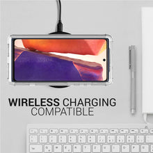 Load image into Gallery viewer, Samsung Galaxy Note 20 Clear Liquid Glitter Case - Full Body Tough Military Grade Shockproof Phone Cover