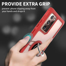 Load image into Gallery viewer, Samsung Galaxy Note 20 Ultra Case - Clear Tinted Metal Ring Phone Cover - Dynamic Series