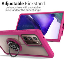 Load image into Gallery viewer, Samsung Galaxy Note 20 Ultra Case - Clear Tinted Metal Ring Phone Cover - Dynamic Series