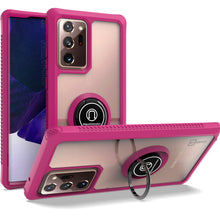 Load image into Gallery viewer, Samsung Galaxy Note 20 Ultra Case - Clear Tinted Metal Ring Phone Cover - Dynamic Series
