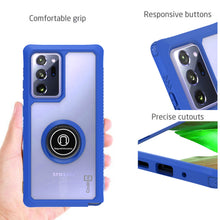 Load image into Gallery viewer, Samsung Galaxy Note 20 Ultra Case - Clear Tinted Metal Ring Phone Cover - Dynamic Series