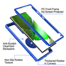 Load image into Gallery viewer, Samsung Galaxy Note 20 Case - Clear Tinted Metal Ring Phone Cover - Dynamic Series