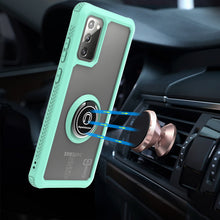Load image into Gallery viewer, Samsung Galaxy Note 20 Case - Clear Tinted Metal Ring Phone Cover - Dynamic Series