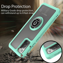 Load image into Gallery viewer, Samsung Galaxy Note 20 Case - Clear Tinted Metal Ring Phone Cover - Dynamic Series