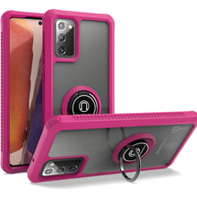 Load image into Gallery viewer, Samsung Galaxy Note 20 Case - Clear Tinted Metal Ring Phone Cover - Dynamic Series