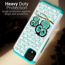 Load image into Gallery viewer, Google Pixel 4 XL Case - Rhinestone Bling Hybrid Phone Cover - Aurora Series