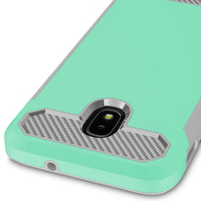 Load image into Gallery viewer, Samsung Galaxy J3 2018 / Express Prime 3 / J3 Star / J3 Prime 2 / Amp Prime 3 / Eclipse 2 / J3 Aura / J3 Orbit / Achieve Case - Hybrid Phone Cover with Carbon Fiber Accents - Arc Series
