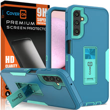 Load image into Gallery viewer, Samsung Galaxy A14 5G Case Heavy Duty Rugged Phone Cover w/ Kickstand