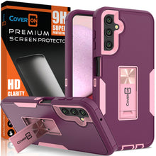 Load image into Gallery viewer, Samsung Galaxy A14 5G Case Heavy Duty Rugged Phone Cover w/ Kickstand