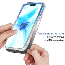 Load image into Gallery viewer, Apple iPhone 12 Pro Max Clear Case Full Body Colorful Phone Cover - Gradient Series
