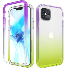 Load image into Gallery viewer, Apple iPhone 12 Pro Max Clear Case Full Body Colorful Phone Cover - Gradient Series