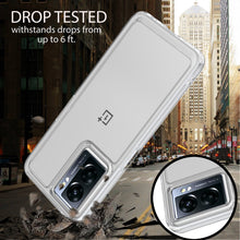 Load image into Gallery viewer, 1+ OnePlus Nord N300 5G Clear Hybrid Slim Hard Back TPU Case Chrome Buttons