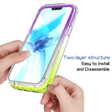 Load image into Gallery viewer, Apple iPhone 12 / iPhone 12 Pro Clear Case Full Body Colorful Phone Cover - Gradient Series