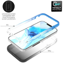 Load image into Gallery viewer, Apple iPhone 12 / iPhone 12 Pro Clear Case Full Body Colorful Phone Cover - Gradient Series