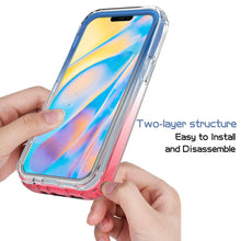 Load image into Gallery viewer, Apple iPhone 12 Mini Clear Case Full Body Colorful Phone Cover - Gradient Series