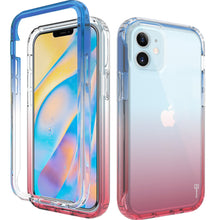 Load image into Gallery viewer, Apple iPhone 12 Mini Clear Case Full Body Colorful Phone Cover - Gradient Series