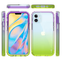 Load image into Gallery viewer, Apple iPhone 12 Mini Clear Case Full Body Colorful Phone Cover - Gradient Series