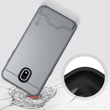 Load image into Gallery viewer, Samsung Galaxy J3 2018 / Express Prime 3 / J3 Star / J3 Prime 2 / Amp Prime 3 / Eclipse 2 / J3 Aura / J3 Orbit / Achieve Case with Card Holder Kickstand - SecureCard Series