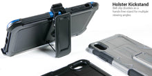 Load image into Gallery viewer, iPhone XS Max Holster Case Spectra Series Protective Kickstand Phone Cover with Rotating Belt Clip