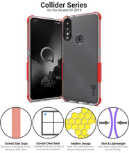 Load image into Gallery viewer, Alcatel 3V 2019 Clear Case - Protective TPU Rubber Phone Cover - Collider Series