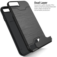 Load image into Gallery viewer, Apple iPhone SE 2022 / iPhone SE 2020 / iPhone 8 / iPhone 7 Case with Card Holder Kickstand - SecureCard Series