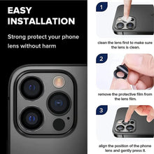 Load image into Gallery viewer, Apple iPhone 14 Pro Max Camera Lens Individual Screen Protector Tempered Glass