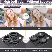 Load image into Gallery viewer, Apple iPhone 14 Pro Camera Lens Individual Screen Protector Tempered Glass