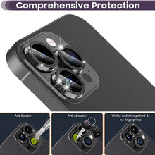 Load image into Gallery viewer, Apple iPhone 14 Pro Max Camera Lens Individual Screen Protector Tempered Glass