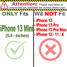 Load image into Gallery viewer, Apple iPhone 13 Mini Case - Heavy Duty Shockproof Holster Belt Clip Case