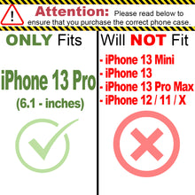 Load image into Gallery viewer, Apple iPhone 13 Pro Wallet Case - RFID Blocking Leather Folio Phone Pouch - CarryALL Series