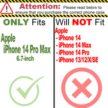 Load image into Gallery viewer, Apple iPhone 14 Pro Max Case Heavy Duty Rugged Phone Cover w/ Kickstand