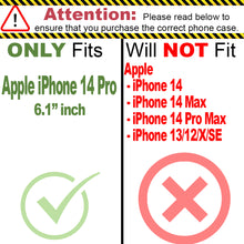 Load image into Gallery viewer, Apple iPhone 14 Pro Case Heavy Duty Rugged Phone Cover w/ Kickstand