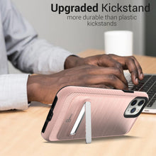 Load image into Gallery viewer, iPhone 11 Pro Case - Metal Kickstand Hybrid Phone Cover - SleekStand Series