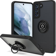 Load image into Gallery viewer, Samsung Galaxy S21 FE Case - Clear Tinted Metal Ring Phone Cover - Dynamic Series