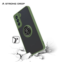 Load image into Gallery viewer, Samsung Galaxy S21 FE Case - Clear Tinted Metal Ring Phone Cover - Dynamic Series