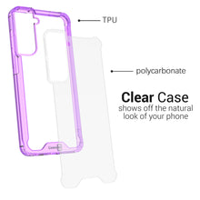 Load image into Gallery viewer, Samsung Galaxy S21 FE Clear Case Hard Slim Protective Phone Cover - Pure View Series