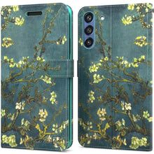 Load image into Gallery viewer, Samsung Galaxy S21 FE Wallet Case - RFID Blocking Leather Folio Phone Pouch - CarryALL Series