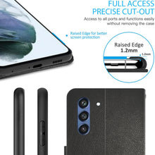 Load image into Gallery viewer, Samsung Galaxy S21 FE Wallet Case - RFID Blocking Leather Folio Phone Pouch - CarryALL Series