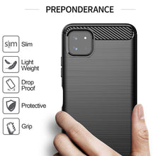 Load image into Gallery viewer, Samsung Galaxy A22 5G Slim Soft Flexible Carbon Fiber Brush Metal Style TPU Case